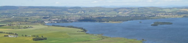 Kinross and Loch Leven from Benarty
